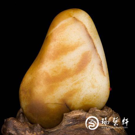 【琢藝軒】新疆和田玉紅沁羊脂白玉籽玉原石 700克