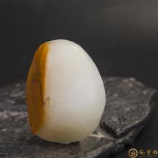新疆和田玉紅皮白玉籽玉 原料 49.8克
