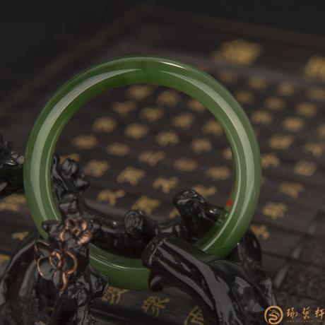 【琢藝軒】俄羅斯碧玉 手鐲 71.3克