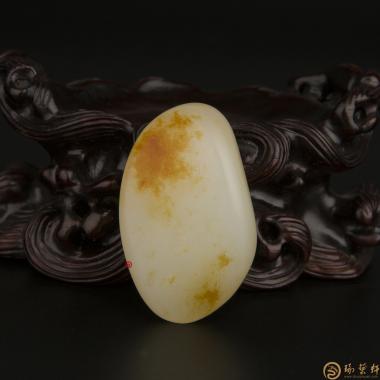 新疆和田紅皮一級白玉籽玉 原石 20.2克