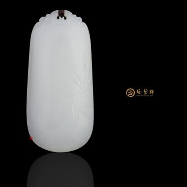 新疆和田羊脂白玉籽玉牌子 節(jié)節(jié)高 26.5克