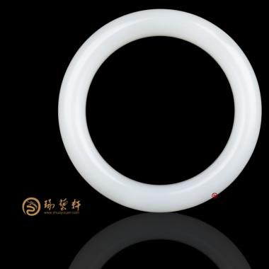 新疆和田白皮羊脂白籽玉 手鐲 61.6克