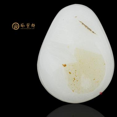 新疆和田黃皮羊脂白籽玉 原石 139.7克