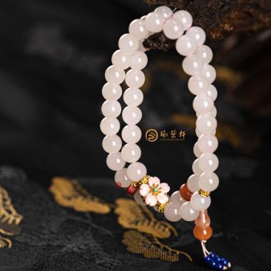 藕粉玉 手鏈 38克