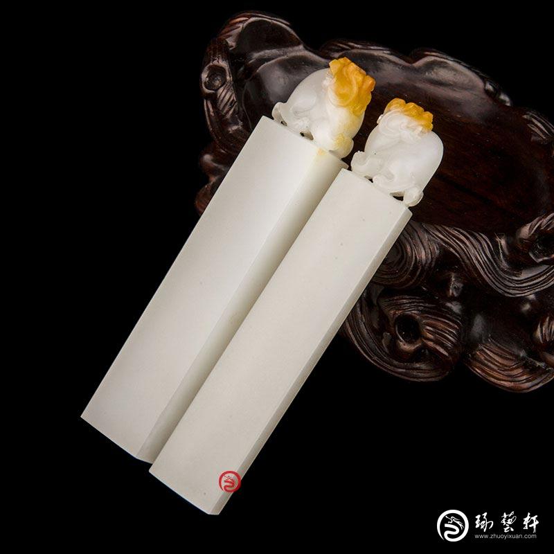 幾件精美的和田玉印章賞析